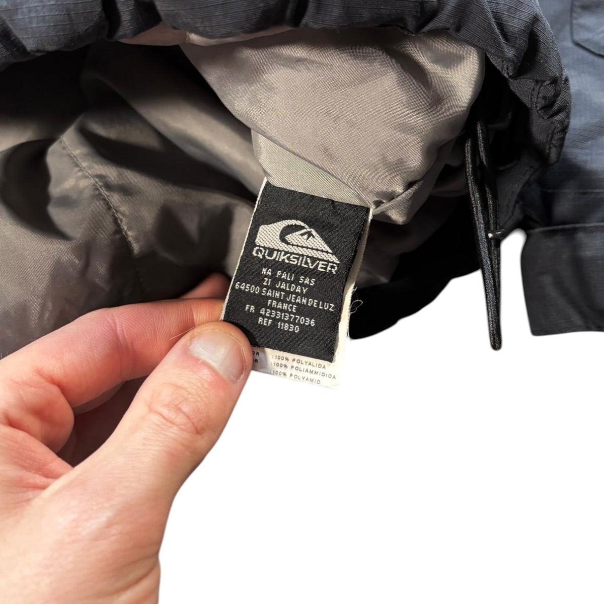 Quiksilver 00’s 'Compass' Asymmetric Zip Jacket M | Medium, Black