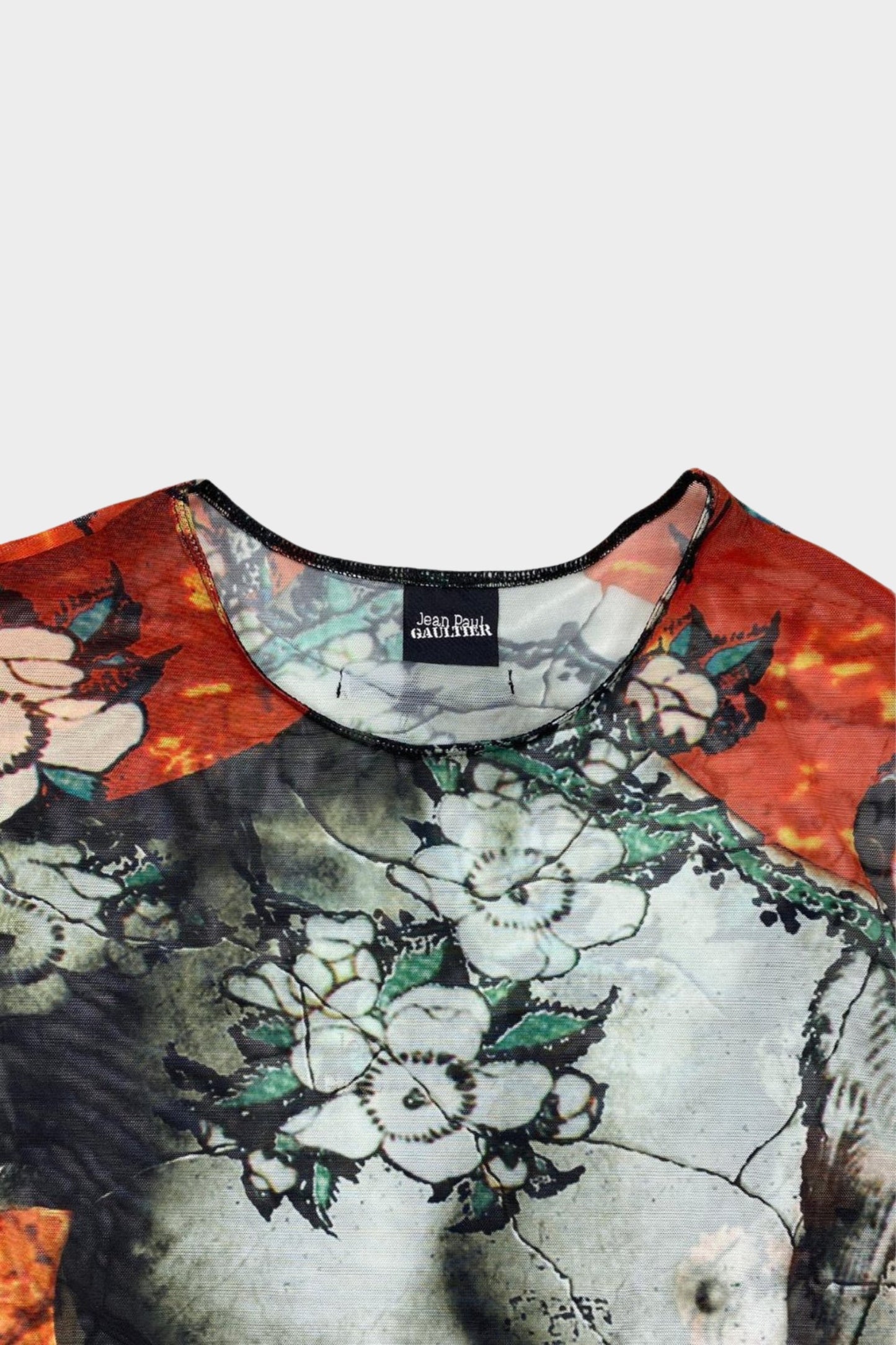 Jean Paul Gaultier Venus De Milo LS Mesh Top