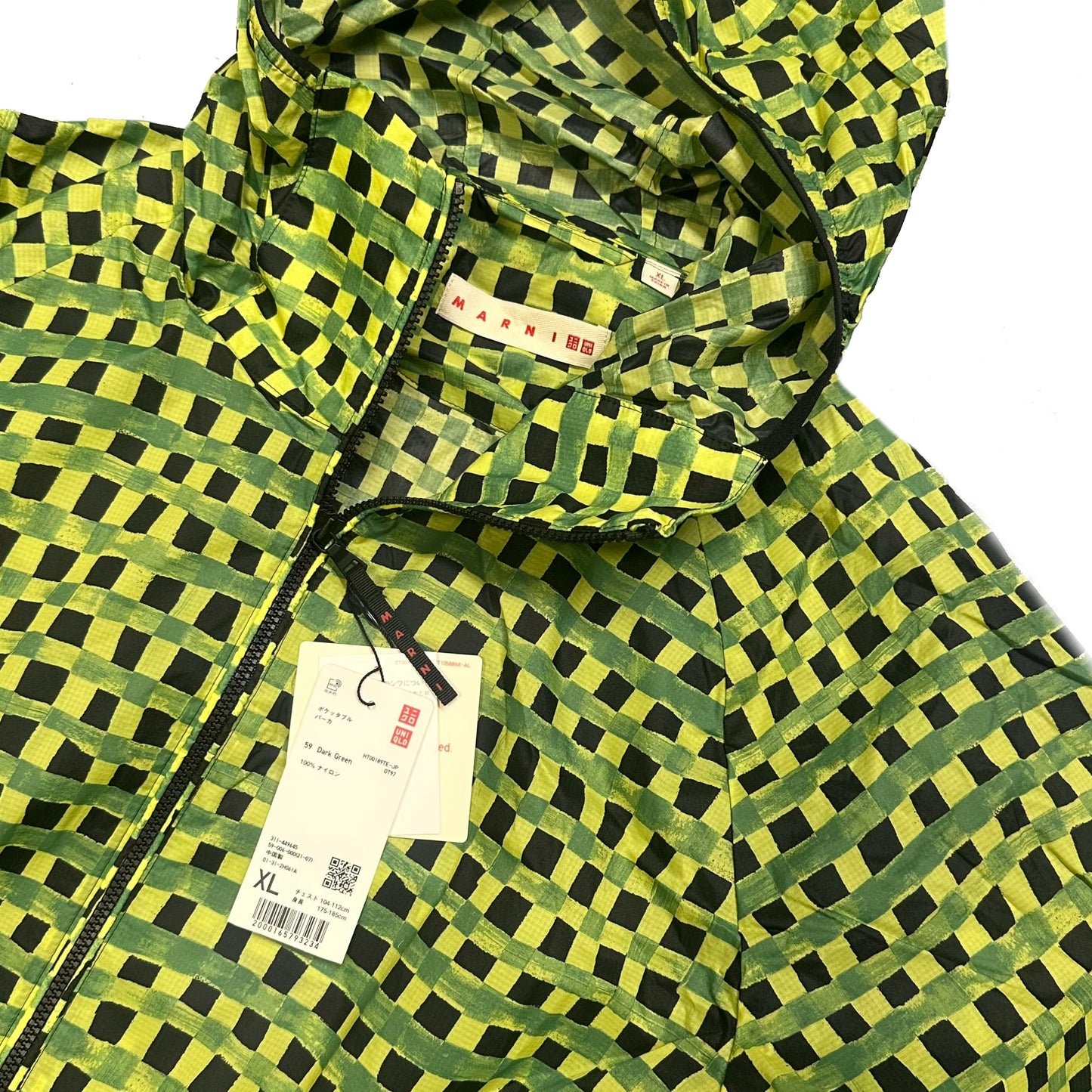 Uniqlo X Marni Check Jacket In Green ( XL )