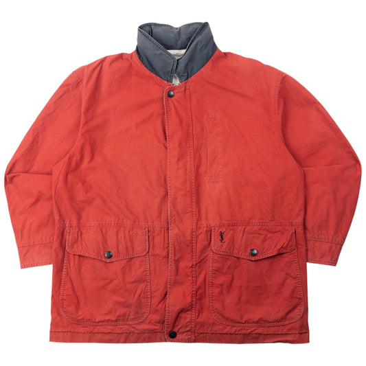 Vintage 90s YSL Yves Saint Laurent Reversible Jacket Size XL | XL, Red