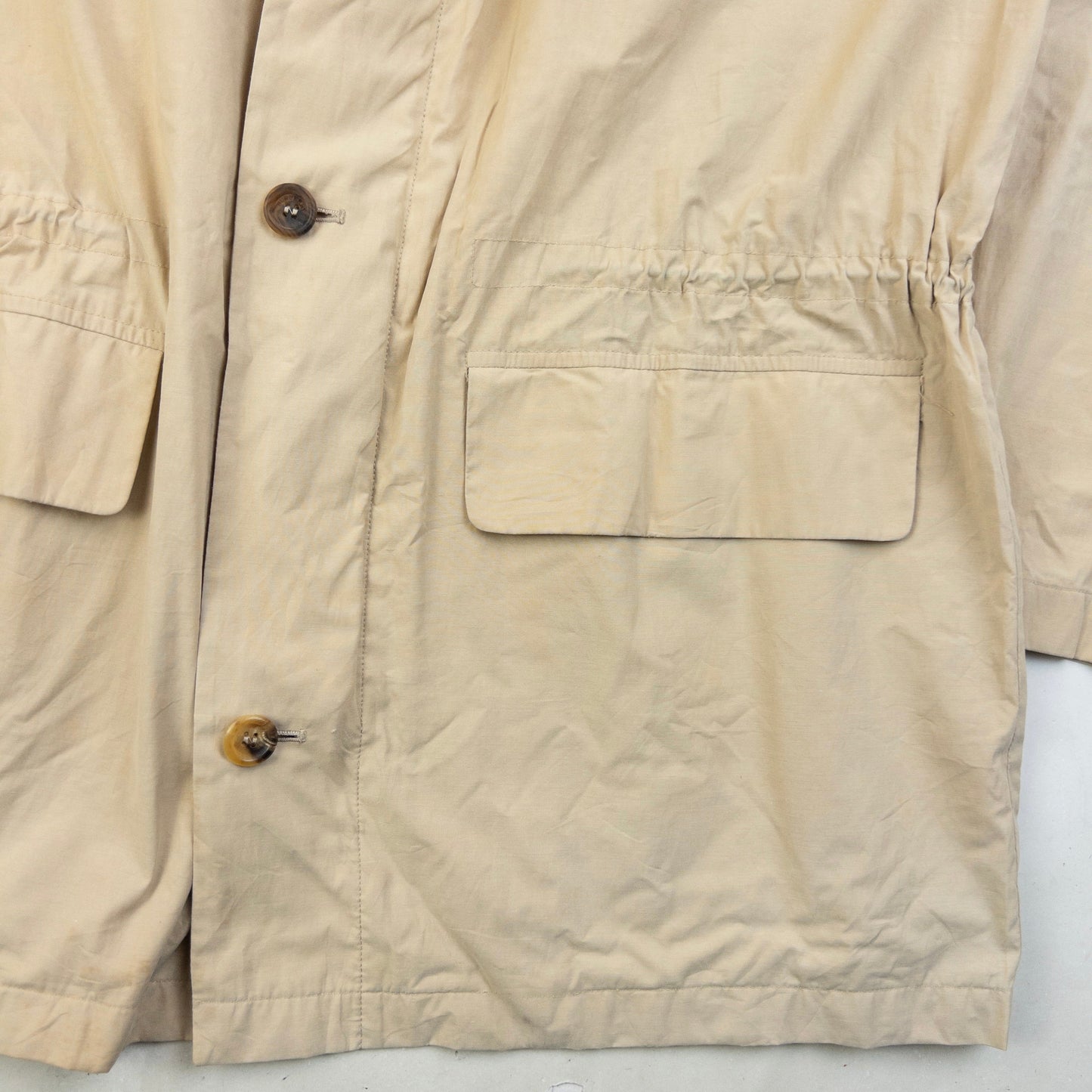 Vintage 2000s Burberry Zip Up Jacket Size M | Medium, Beige