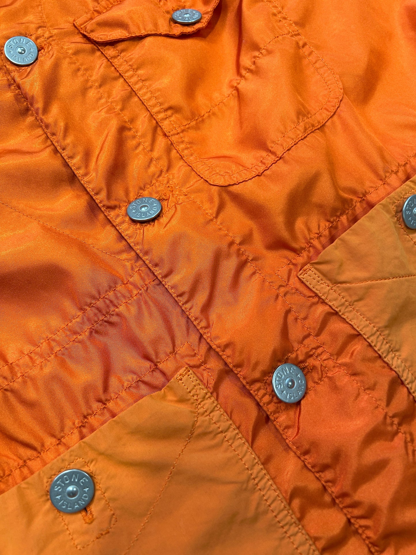 Stone Island SS/24 Polyester Tela David light-TC Gilet L | Default Title, Orange