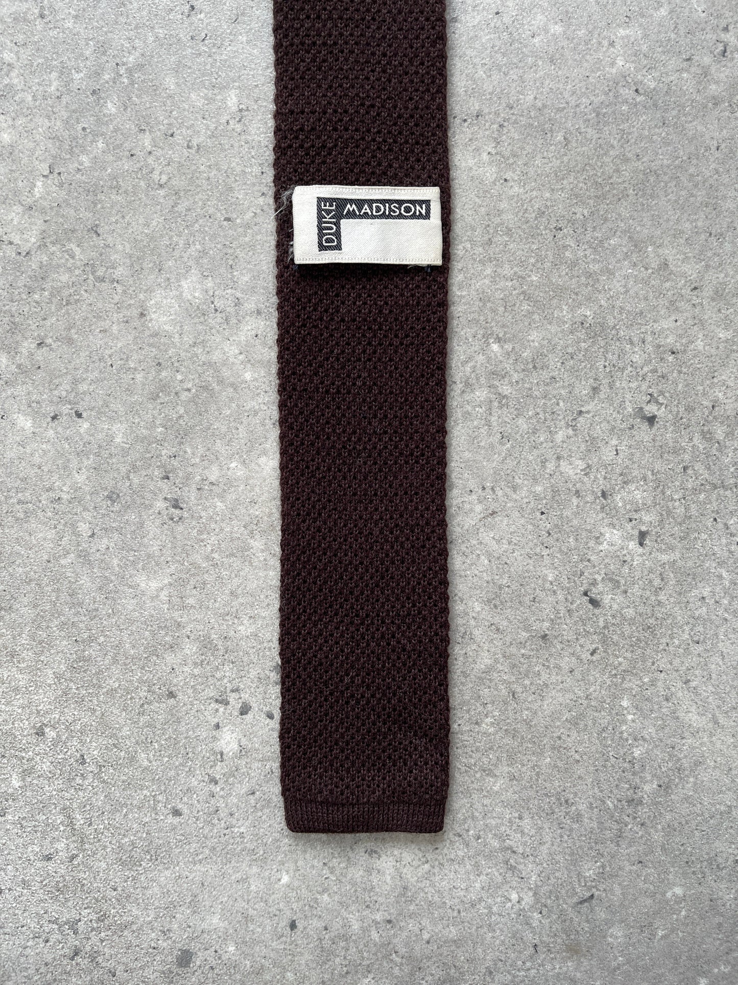 Japanese Vintage 1990s Pure Wool Knitted Tie