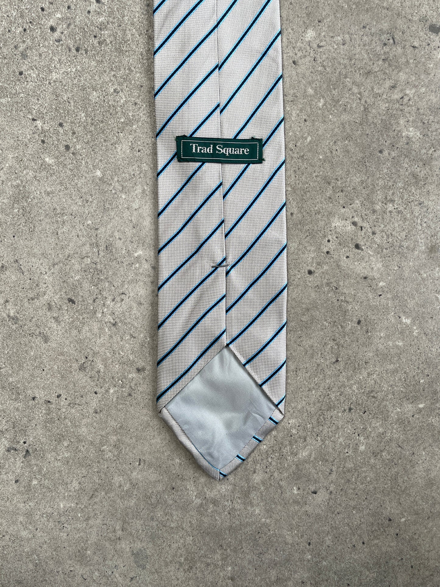 Japanese Vintage 2000s Pure Silk Striped Tie