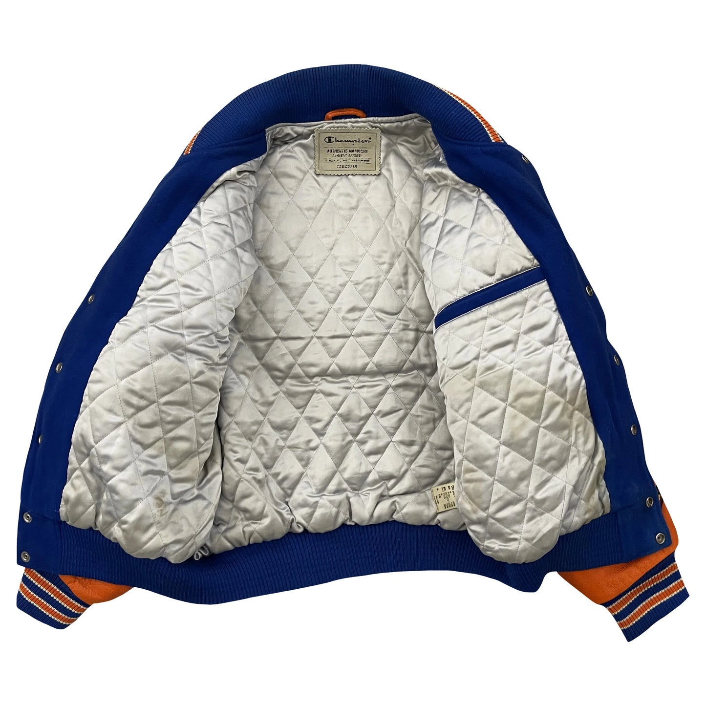 Champion 'Fair and Square Champion' Varsity Jacket - M