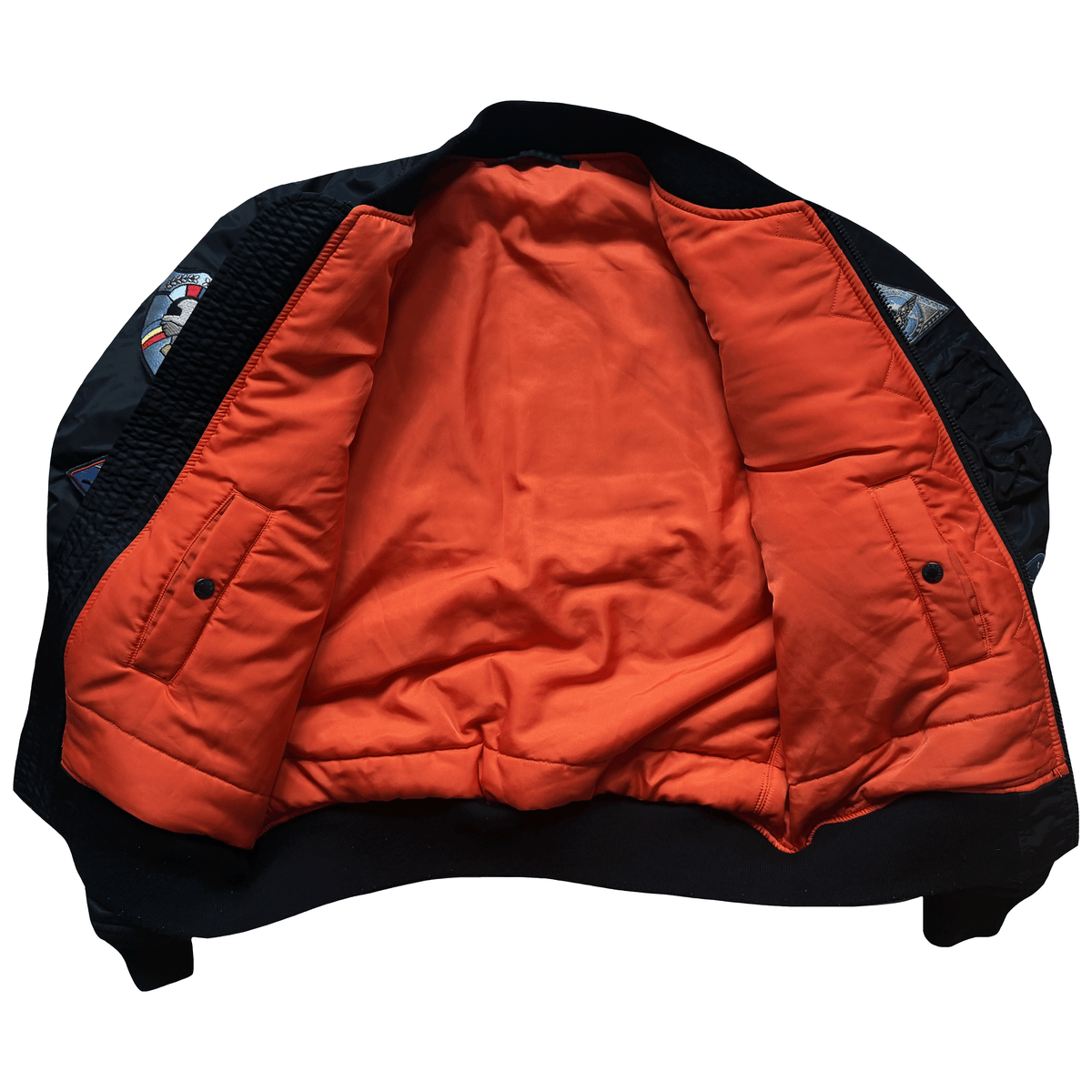 Avirex Top Gun MA1 Flight Bomber Jacket Far East Cruise Gavelston - XL | XL, Black
