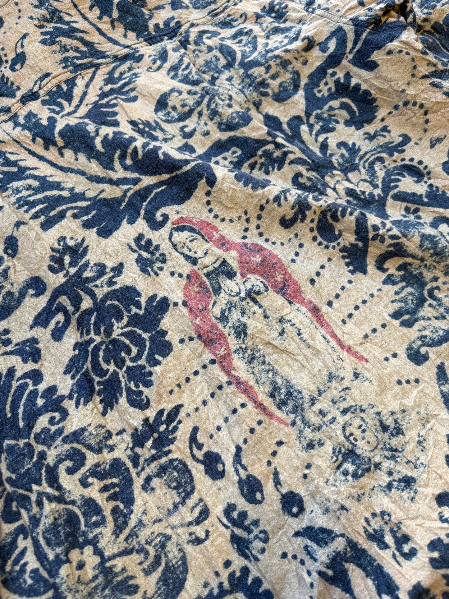 Kapital Damask Virgin Mary Flannel Work Shirt 1