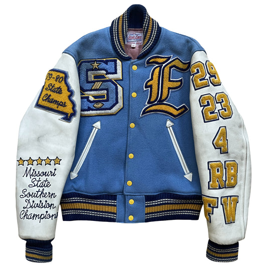 Style Eyes 'Springfield Eagles' Varsity Jacket - S