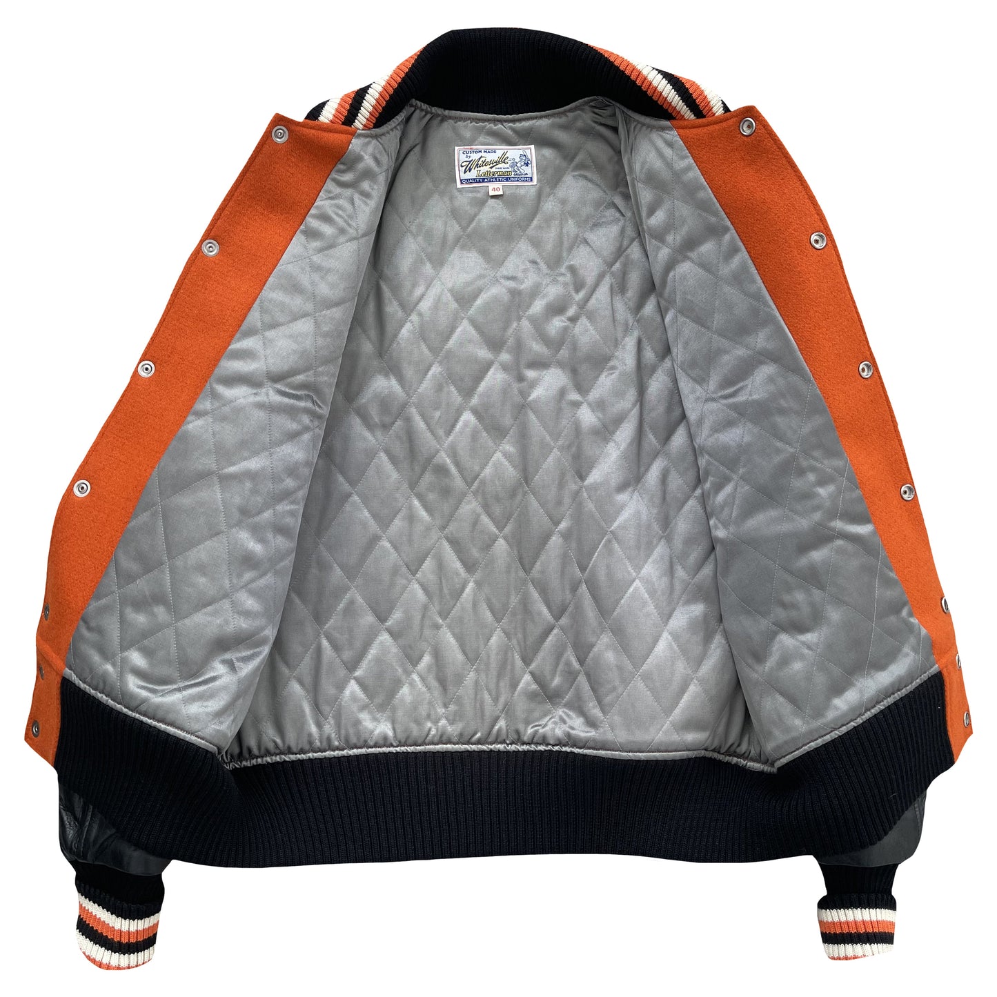 Whitesville Ghost Wheelers Varsity Jacket - L | Large, White