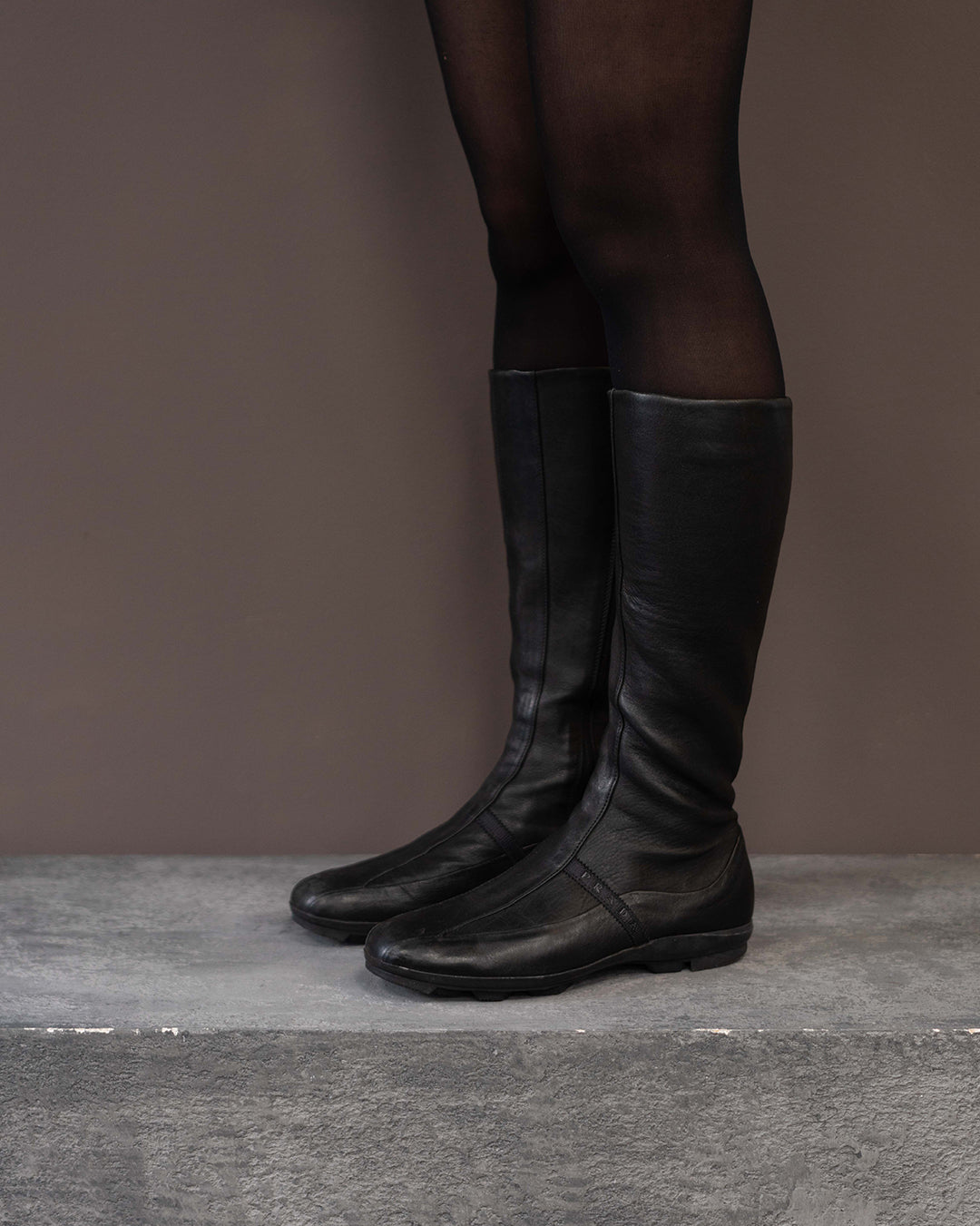 PRADA BOXING BOOTS (EU 39.5) | DEFAULT TITLE, Black