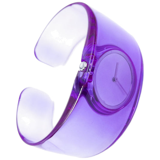 Vintage 2000s Issey Miyake X Tokujin Yoshioka O series Watch Bracelet | O/S, Purple