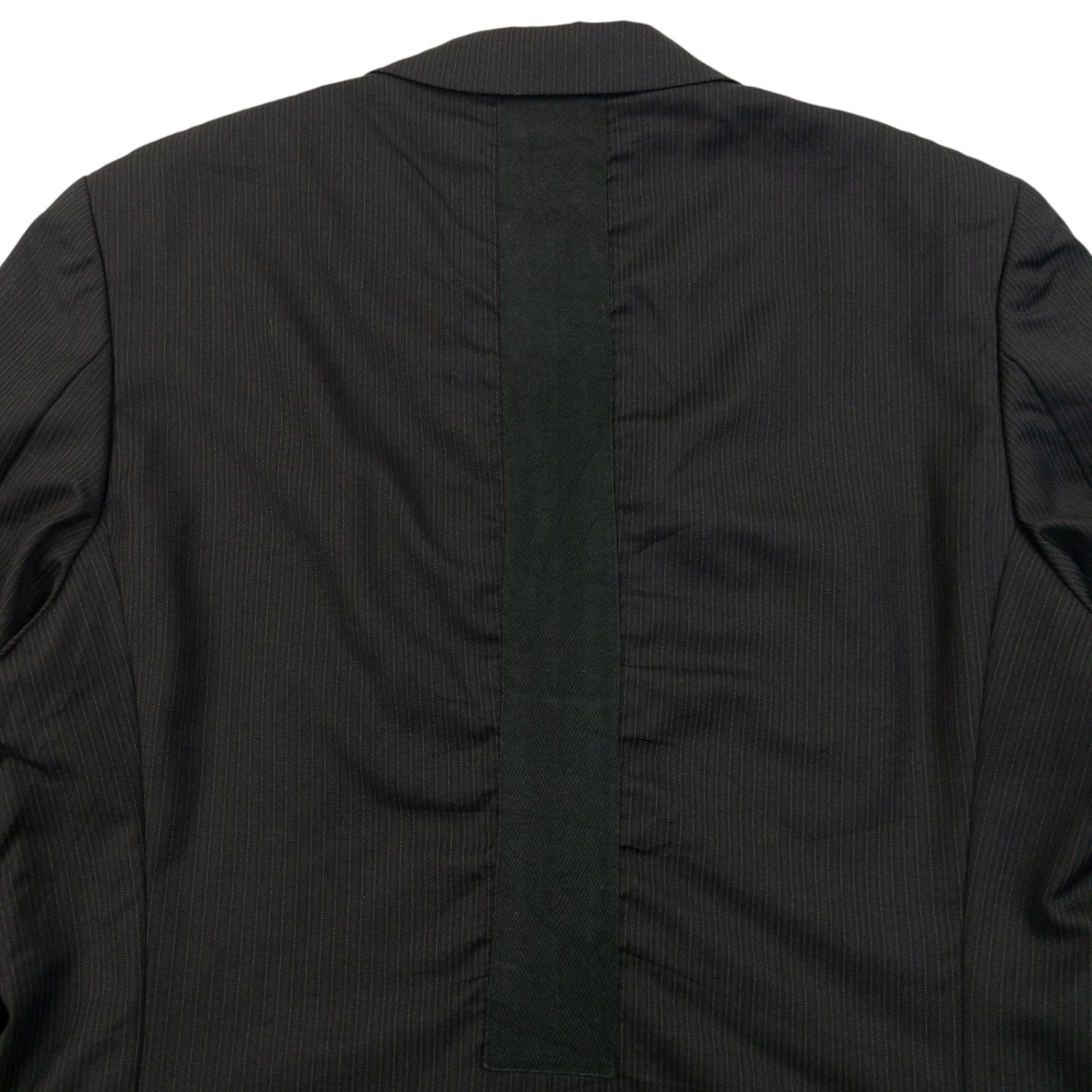 Vintage 2000s Comme Des Garçons HOMME Pinstripe Blazer Jacket Size S | Small, Black