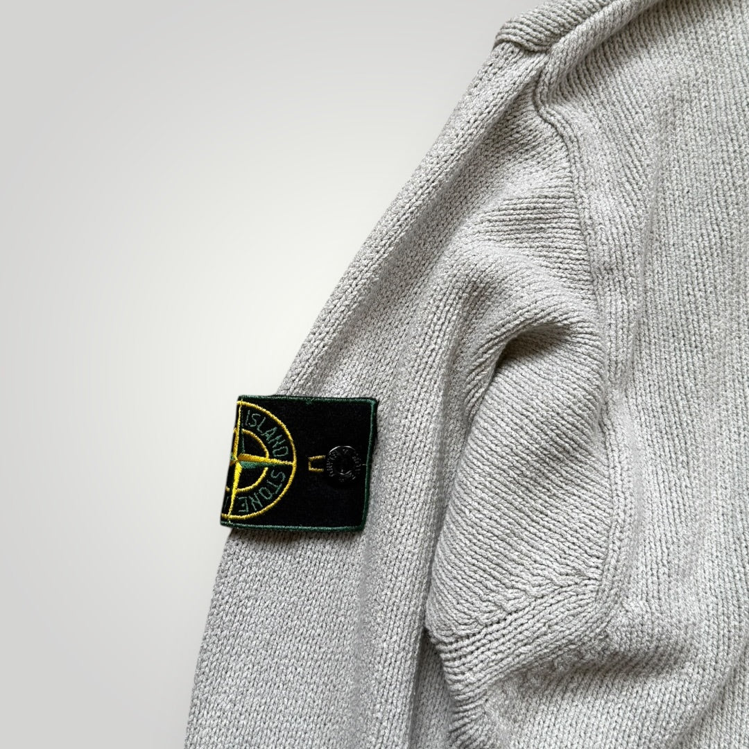 Stone Island SS/97 Cotton Mix V-Neck Knit Jumper XL