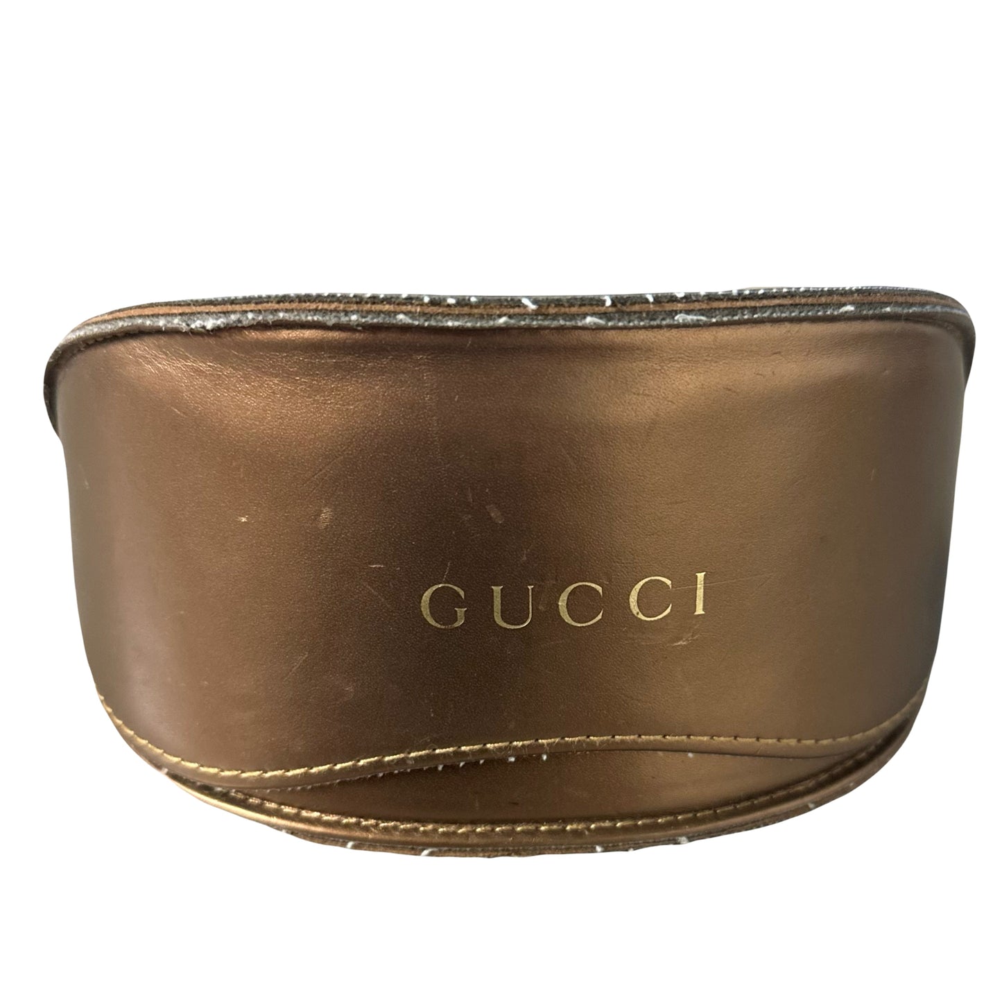 Gucci Sunglasses In Marble White & Gold