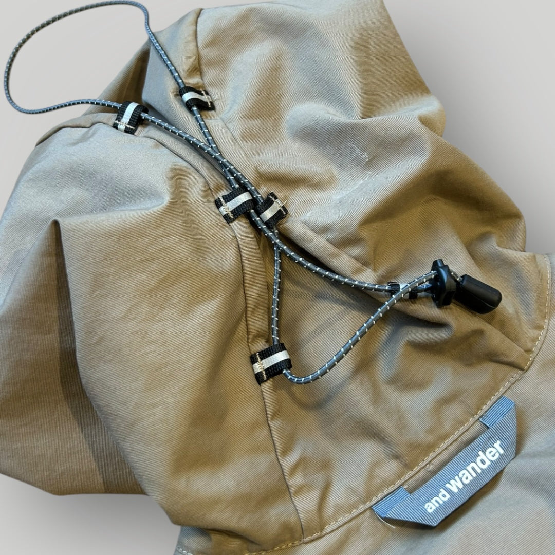 And Wander Soft Shell Technical Jacket S | Default Title, Tan