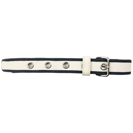 Vintage 2000s Miu Miu Striped Belt Size L | O/S, Black