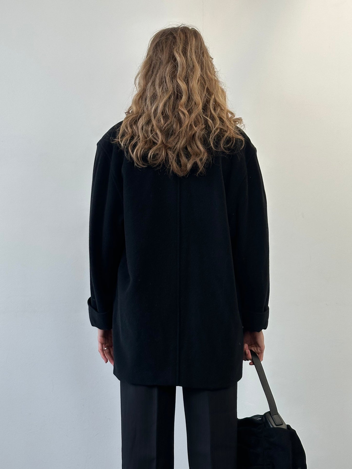 Christian Dior Dior2 1990s Pure Wool Double Breasted Coat - M