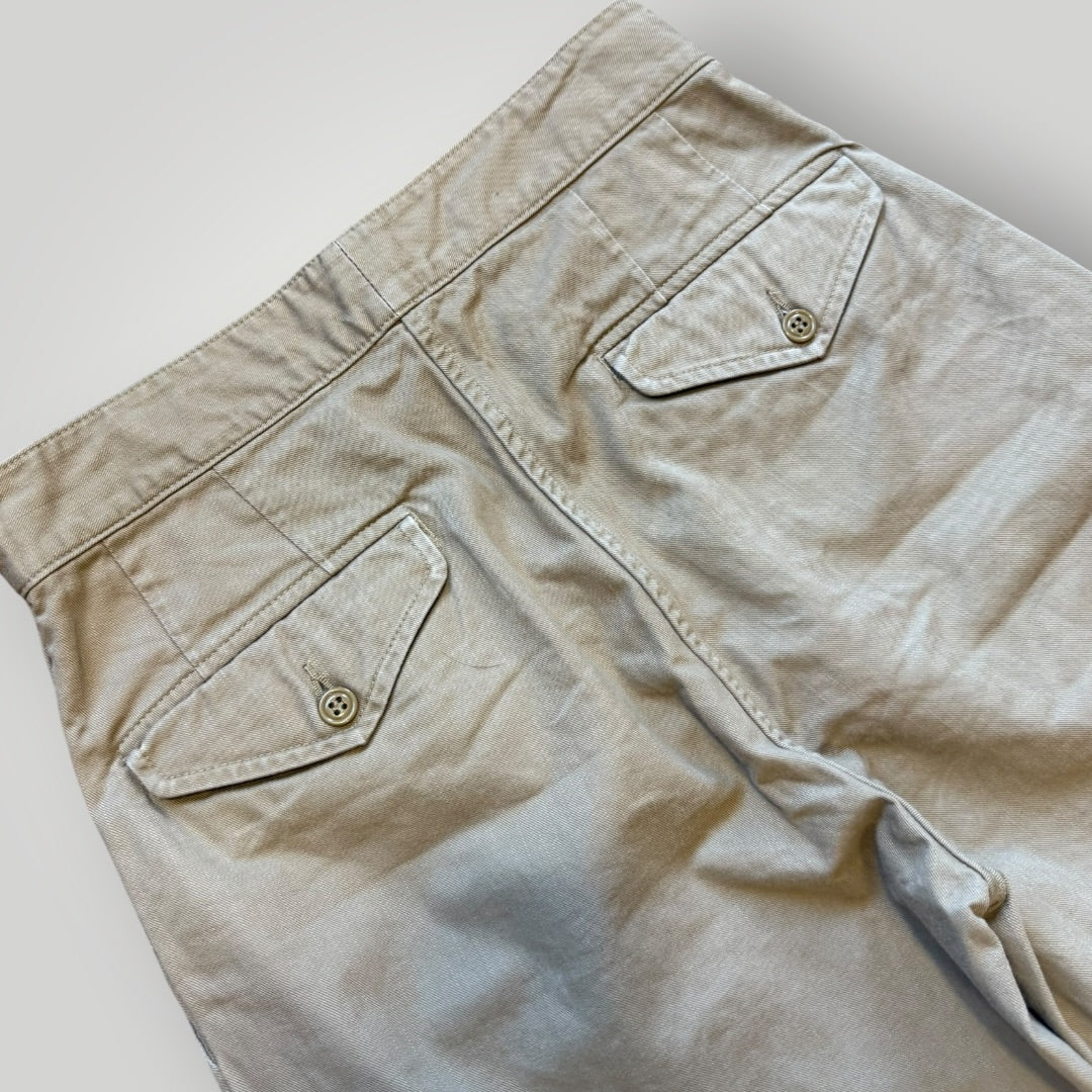 Needles Cotton Gurkha Wide Trousers S | O/S, Beige