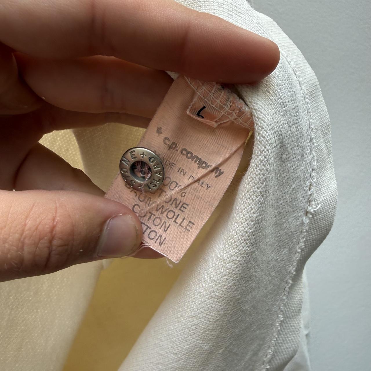 1980’s Stone Island Marina Polo Shirt LS (L) | Large, Beige