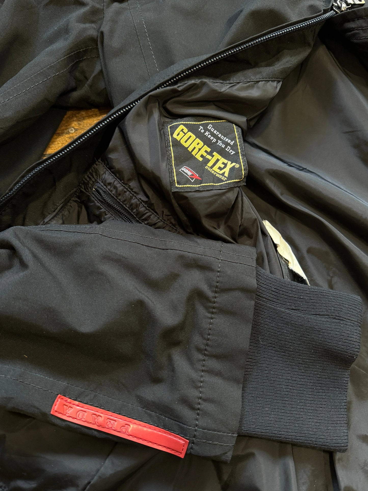 Prada Sport 2000's Womens Gore-Tex Zip Up Windbreaker M