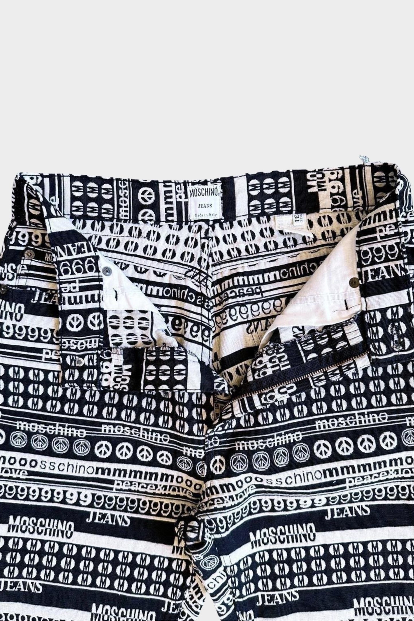 Moschino Vintage Peace & Love Jeans