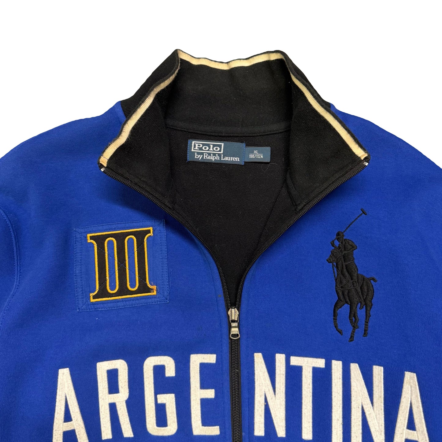 Ralph Lauren Argentina Spellout Sweatshirt In Blue (XL) | XL, Blue