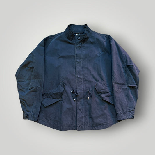 Frizmworks Oscar Cropped Fishtail Parka L | O/S, Navy