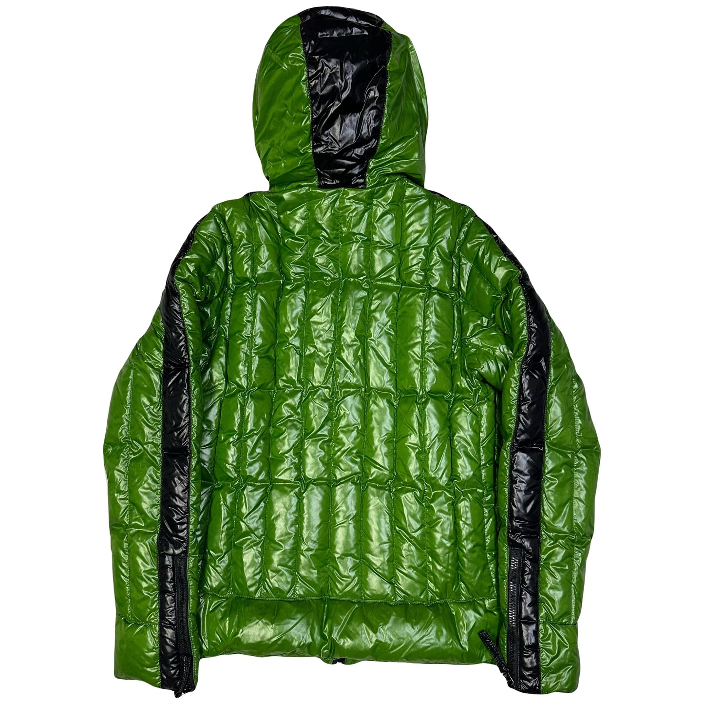 Duvetica Puffer Jacket In Green & Black ( L )