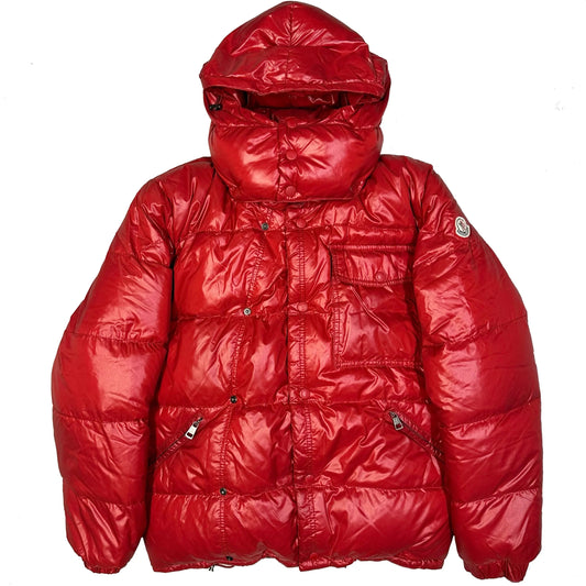 Moncler Puffer Jacket In Red ( S )
