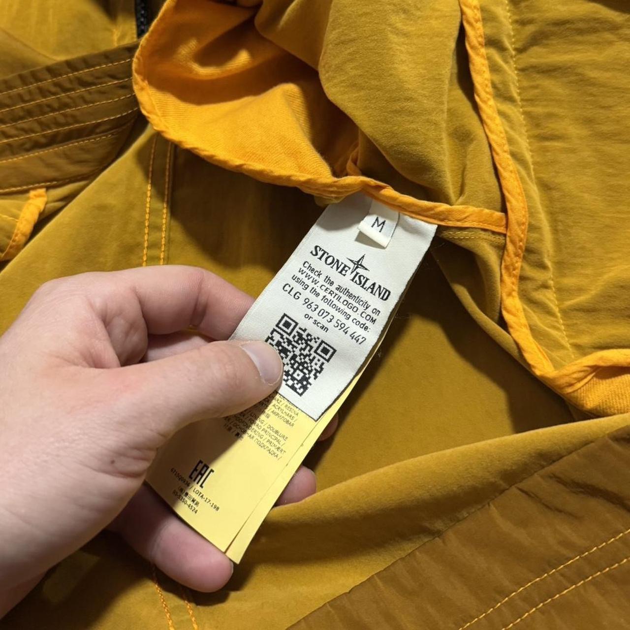 Stone Island Nylon Metal Jacket | Medium, Mustard