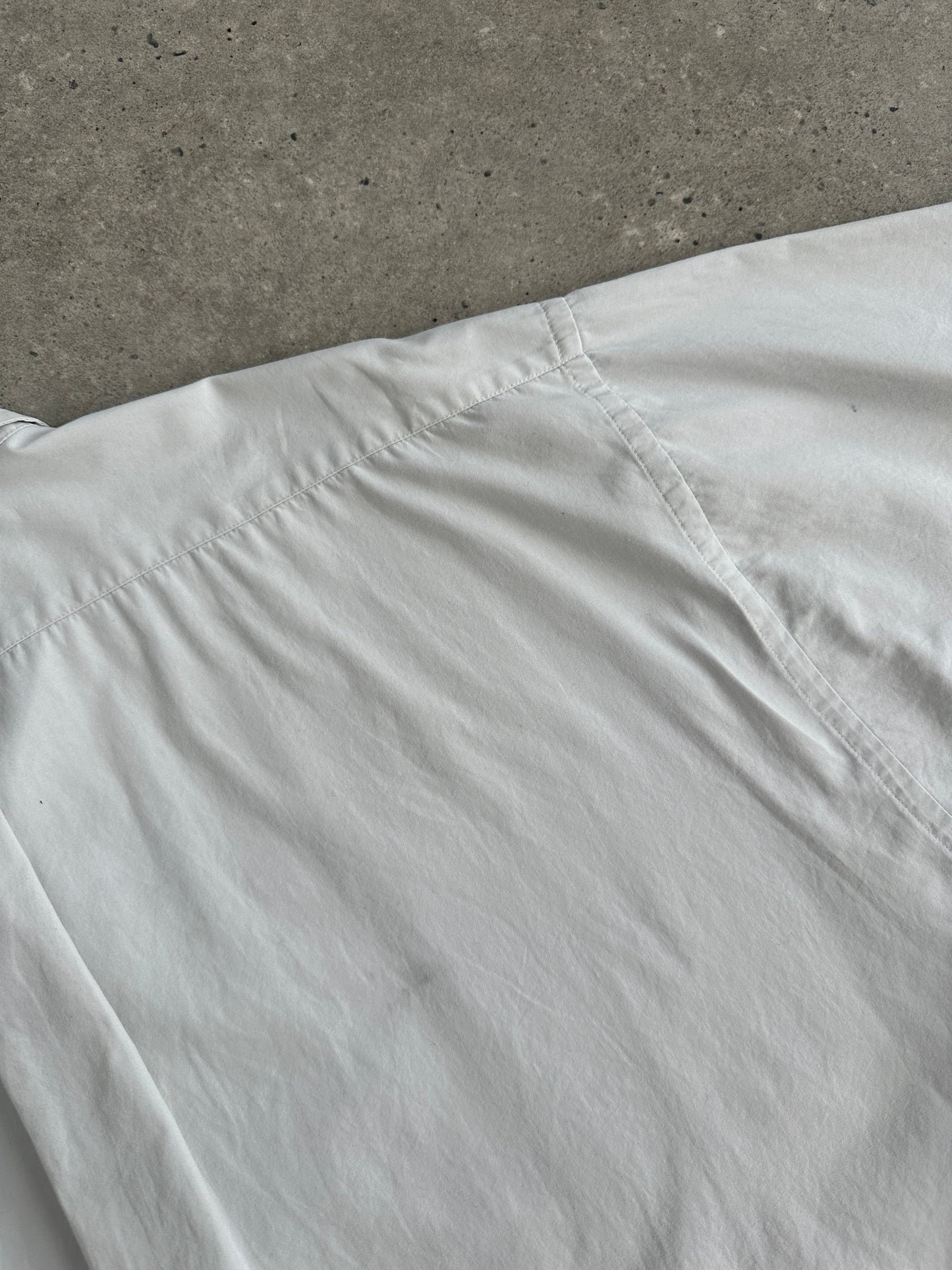 Yves Saint Laurent Pour Homme Pure Cotton Short Sleeve Logo Shirt - XXL