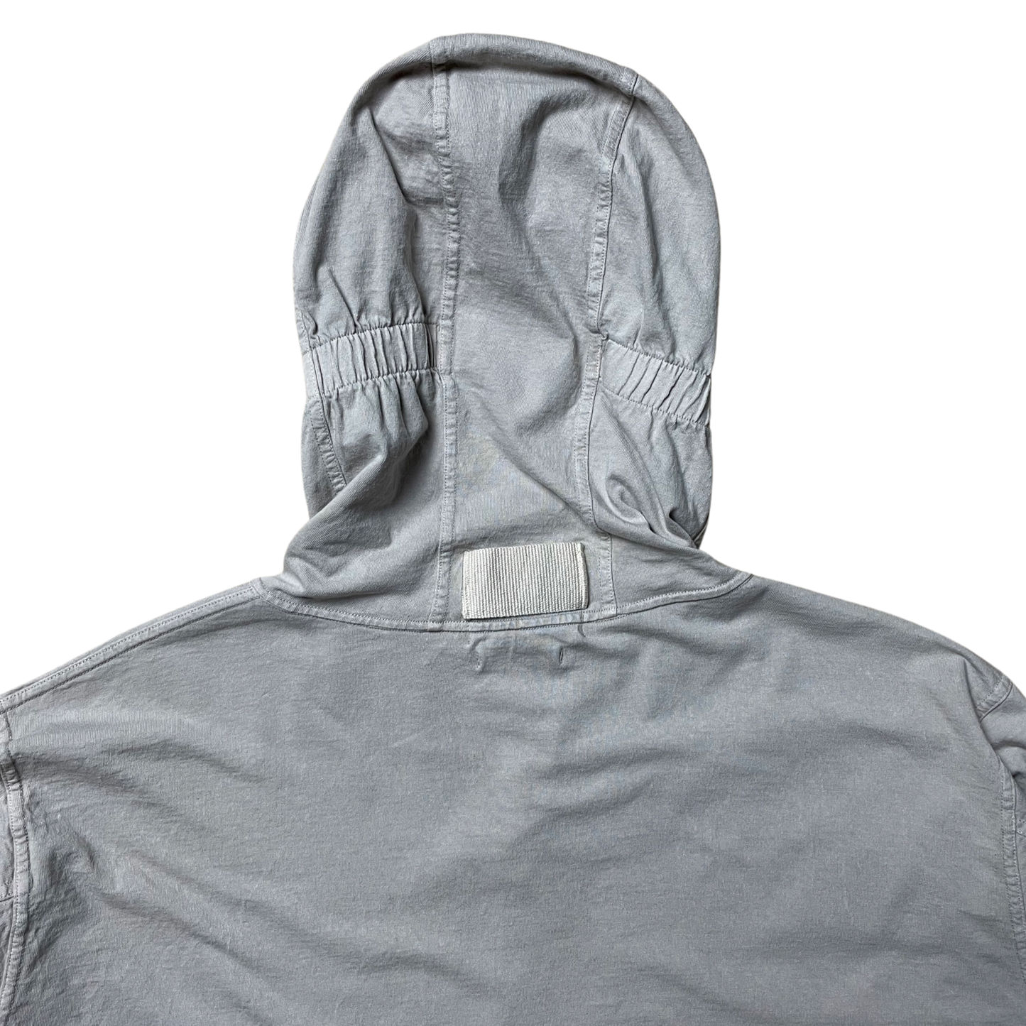 S/S 2008 Cloud Grey Triple Cotton Sniper Hood Single Pocket Pullover Hoodie