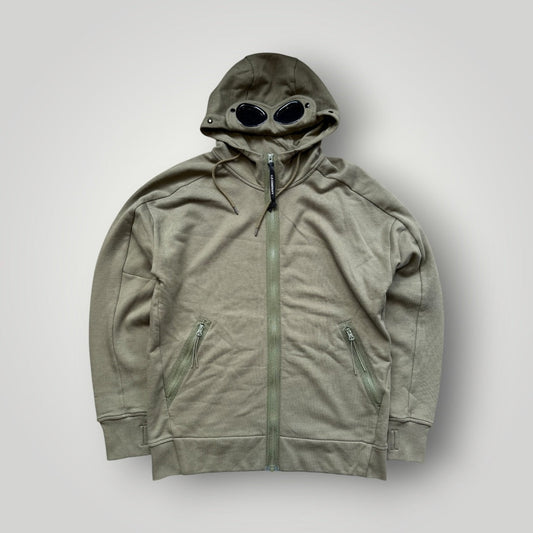 C.P. Company Cotton Goggle Zip Up Hoodie L BNWT | Default Title, Khaki