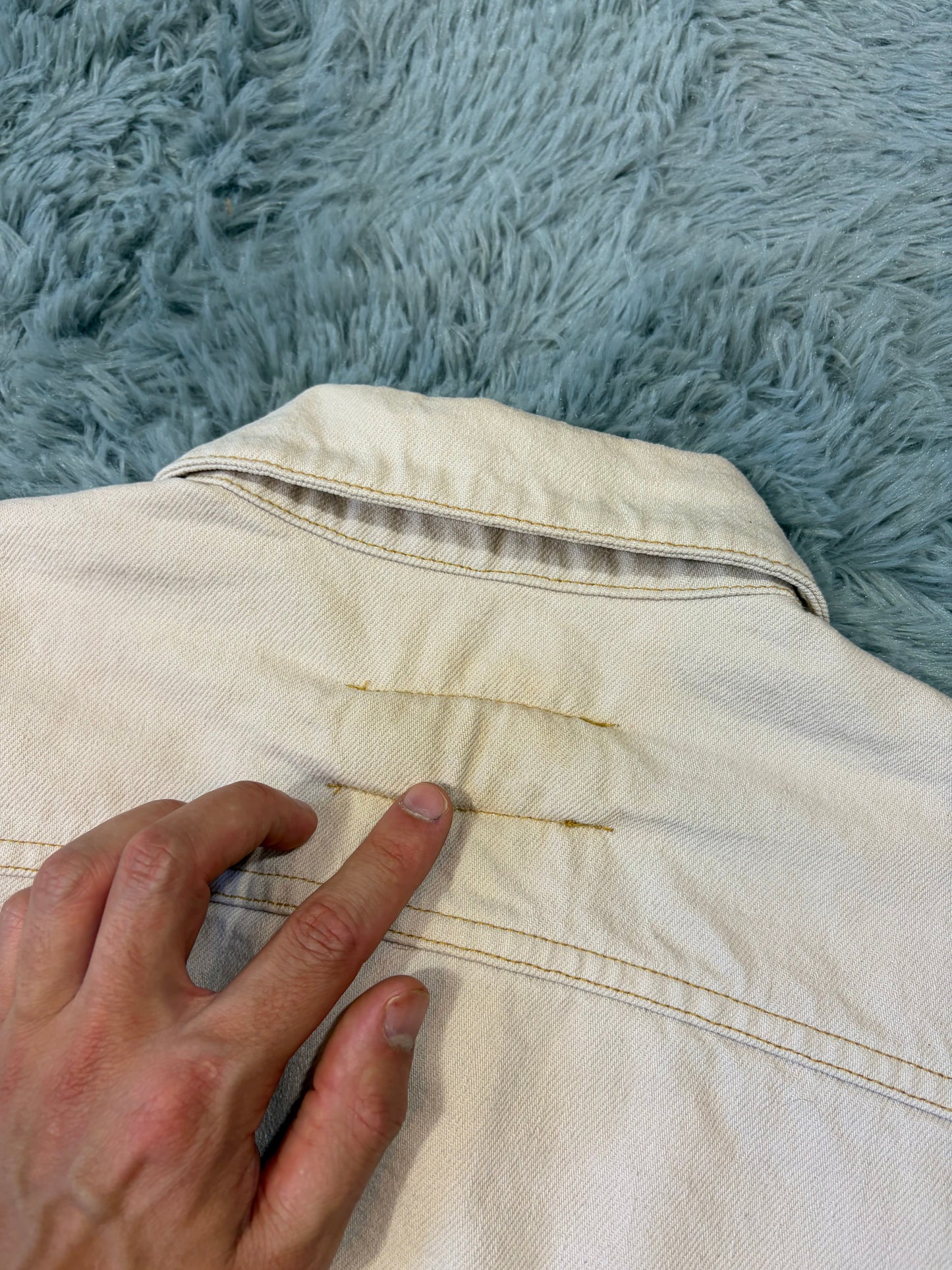 Gucci by Tom Ford 00’s Pale Pink Mens Trucker Jacket - IT52 | O/S, Pink