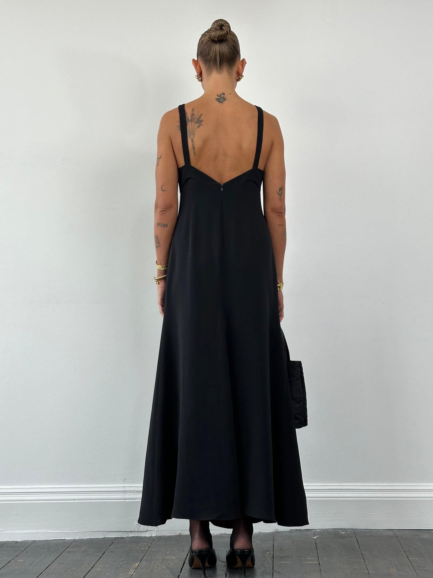 Armani Collezioni 2004 A-line Pure Silk Maxi Dress - M/L