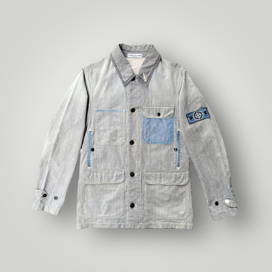 Stone Island SS/06 Denim Badge Jacket M | Default Title, Red