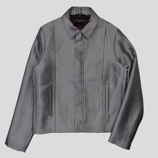 Calvin Klein Collection 2013 Runway Static Panelled Blouson Jacket - M | Default Title, Multicoloured