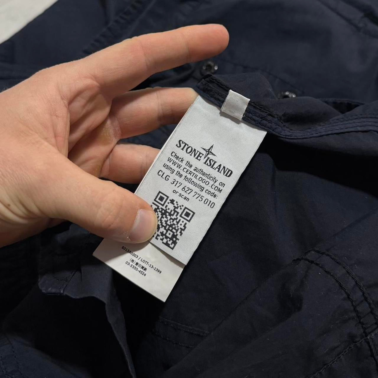 Stone Island Tela Parachute Jacket | Small, Navy