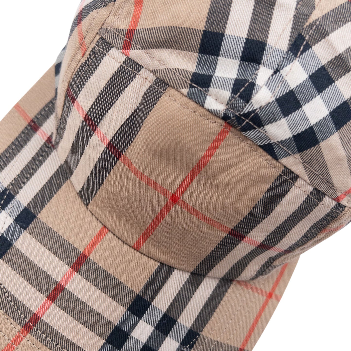 Vintage 80s Burberry Nova Check Hat | O/S, Beige