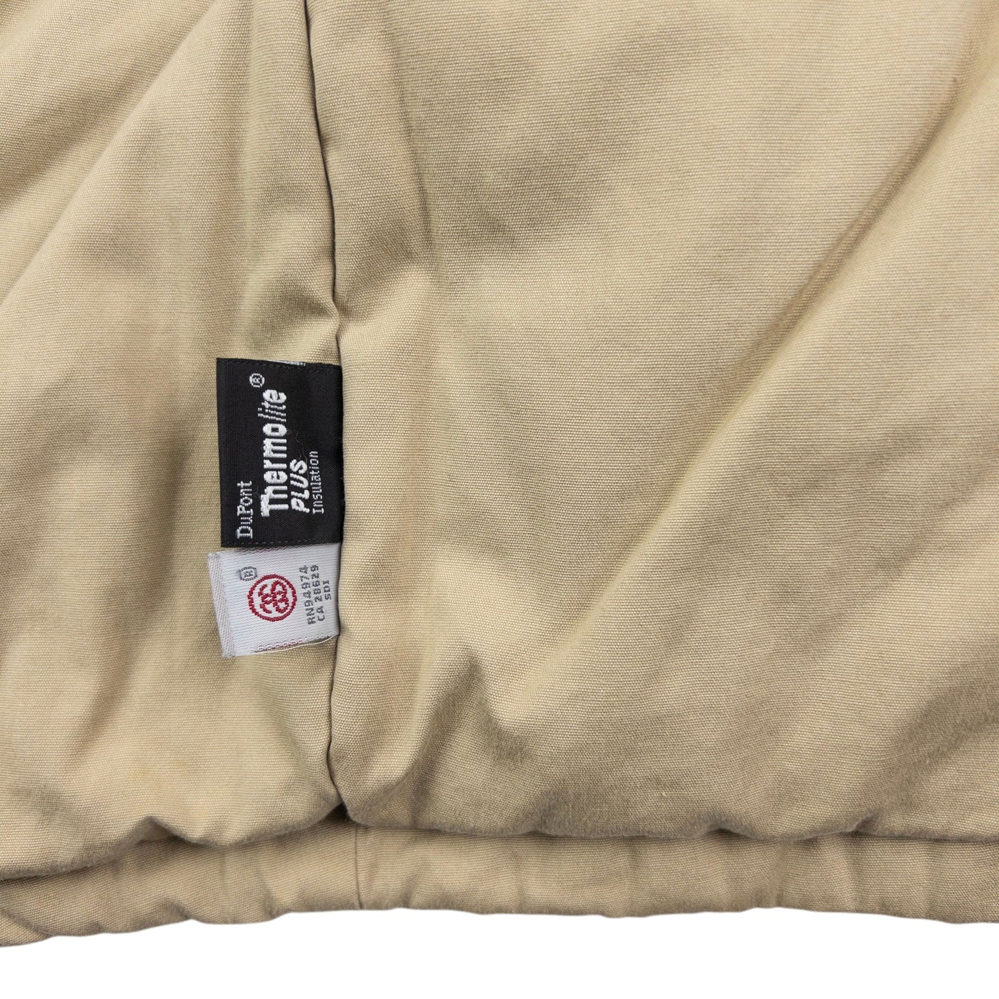 Vintage Stussy Fur Hood Padded Zip Up Jacket Size L