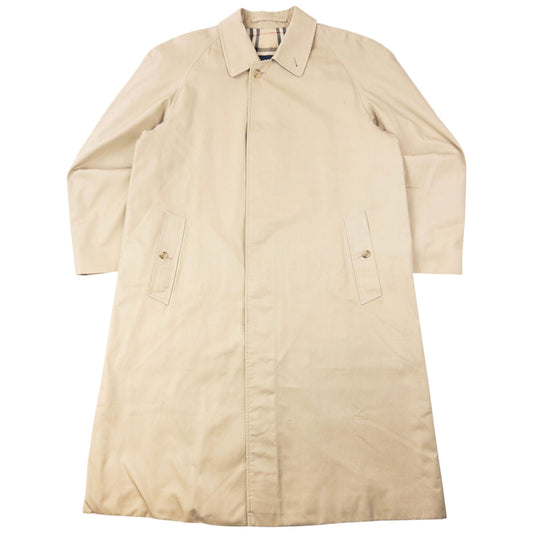 Vintage 2000s Burberry Nova Check Lined Trench Jacket Size L | Large, Beige