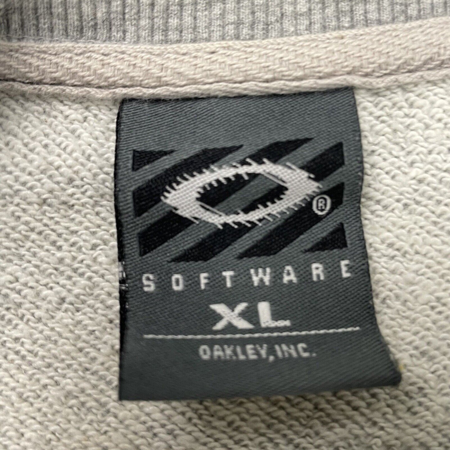 Vintage Oakley Software Sweatshirt, Size XL | Oakley, Grey