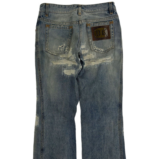 Vintage Dolce & Gabbana Distressed Denim Jeans Size W27
