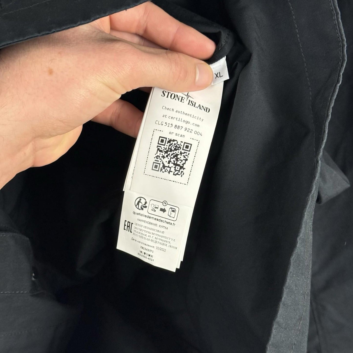 Stone Island Ghost O Ventile Chore Jacket (XL) | Extra Large, Multicoloured
