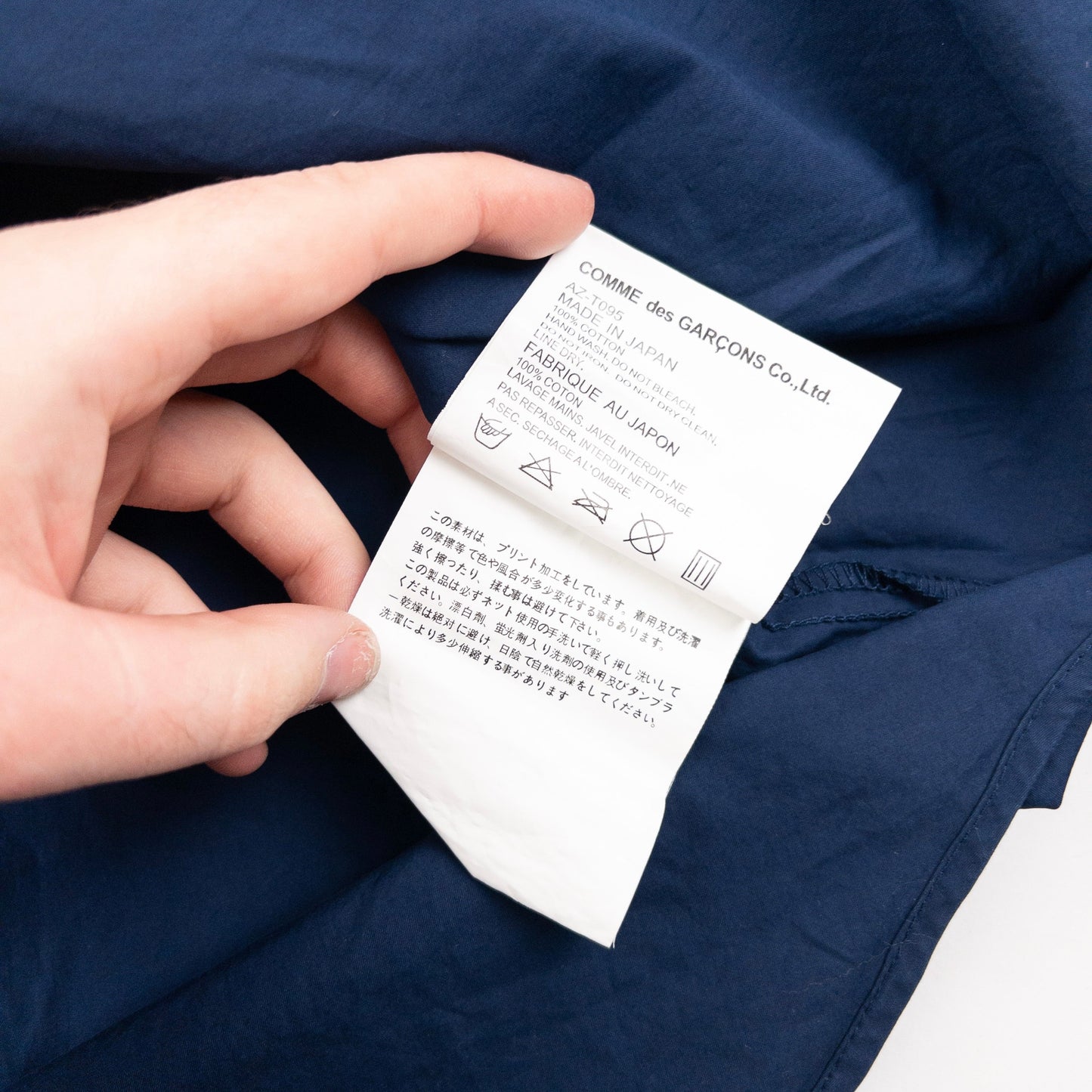 Vintage Comme Des Garçons HOMME Long Sleeve Button Up Shirt Size M