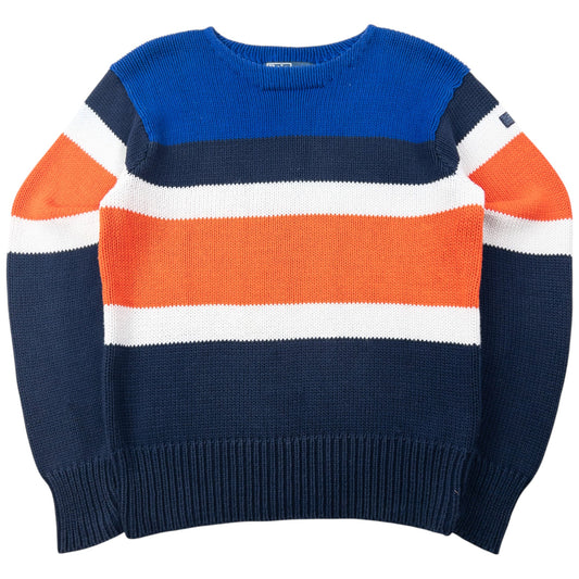 Vintage 2000s Polo Ralph Lauren Striped Knit Jumper SIze S