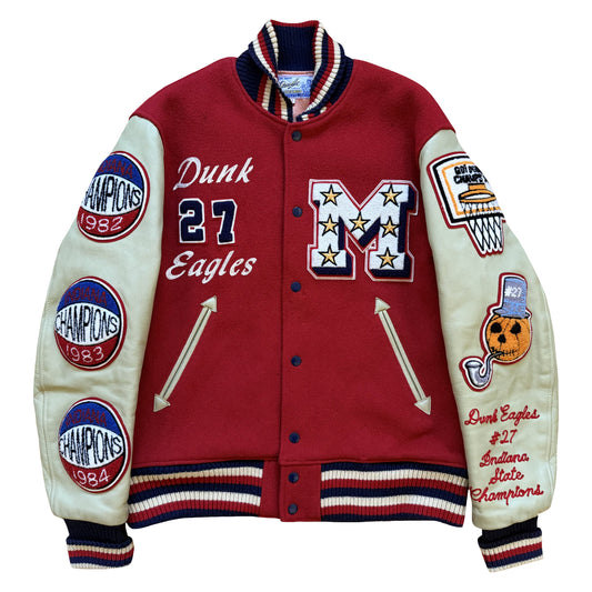 Whitesville 'Dunk Eagles' Varsity Jacket - XL