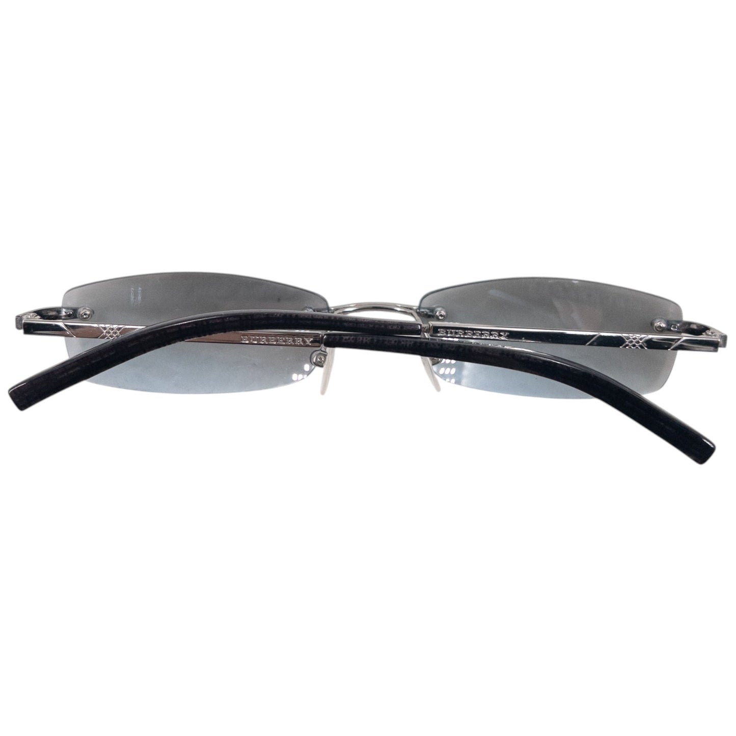 Vintage 2000s Burberry Rimless Sunglasses | O/S, Grey