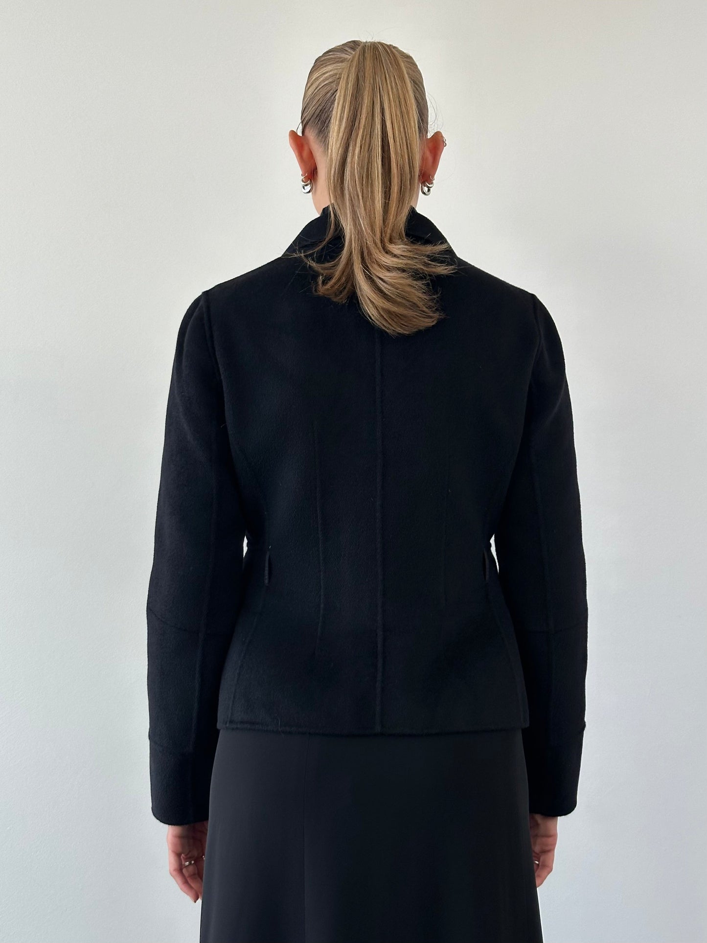 Max Mara ‘S Wool Double Faced Blazer - S/M