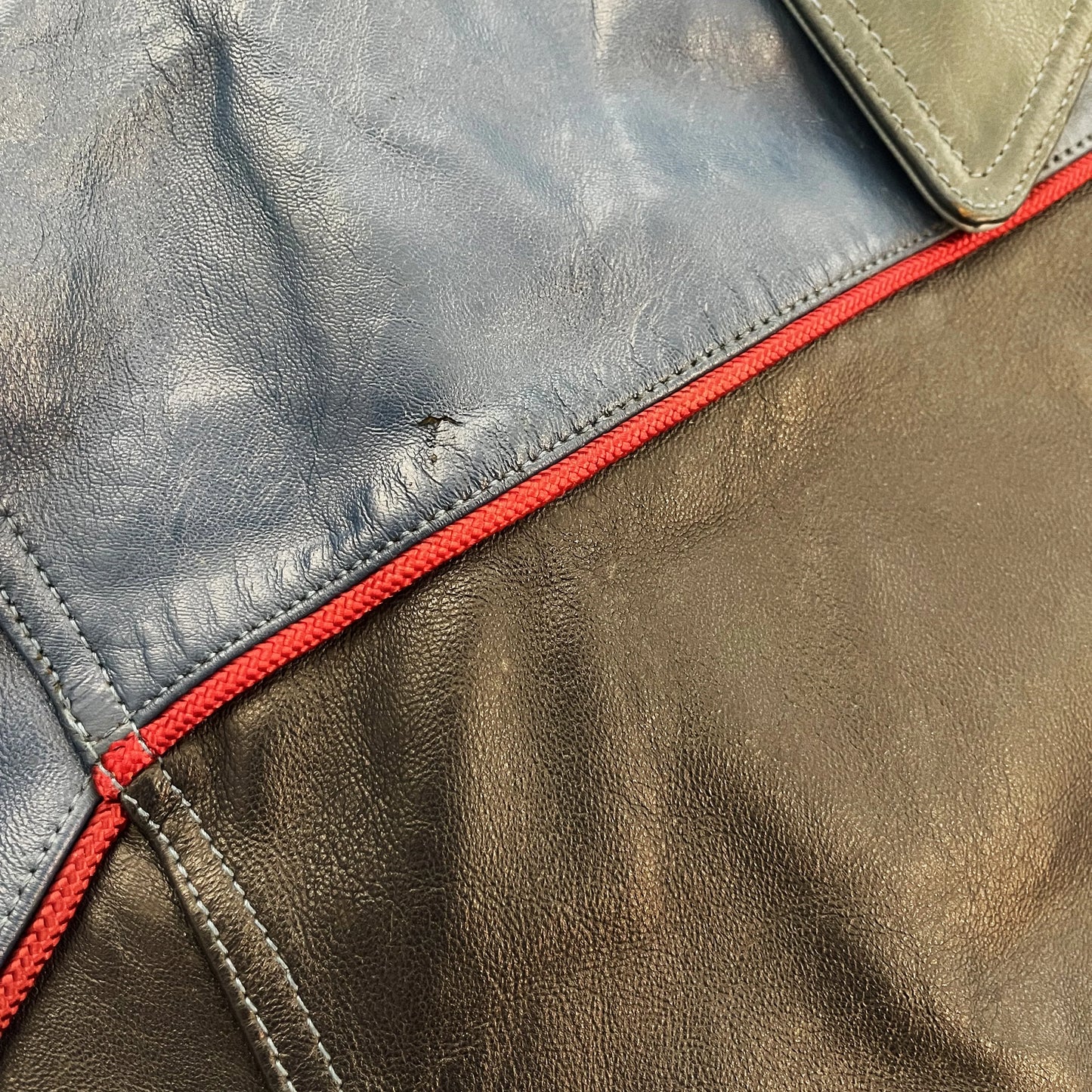 Avirex Leather Varsity Jacket - XXL